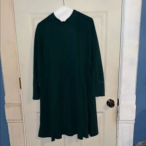 Torrid Teal Long Sleeve Dress